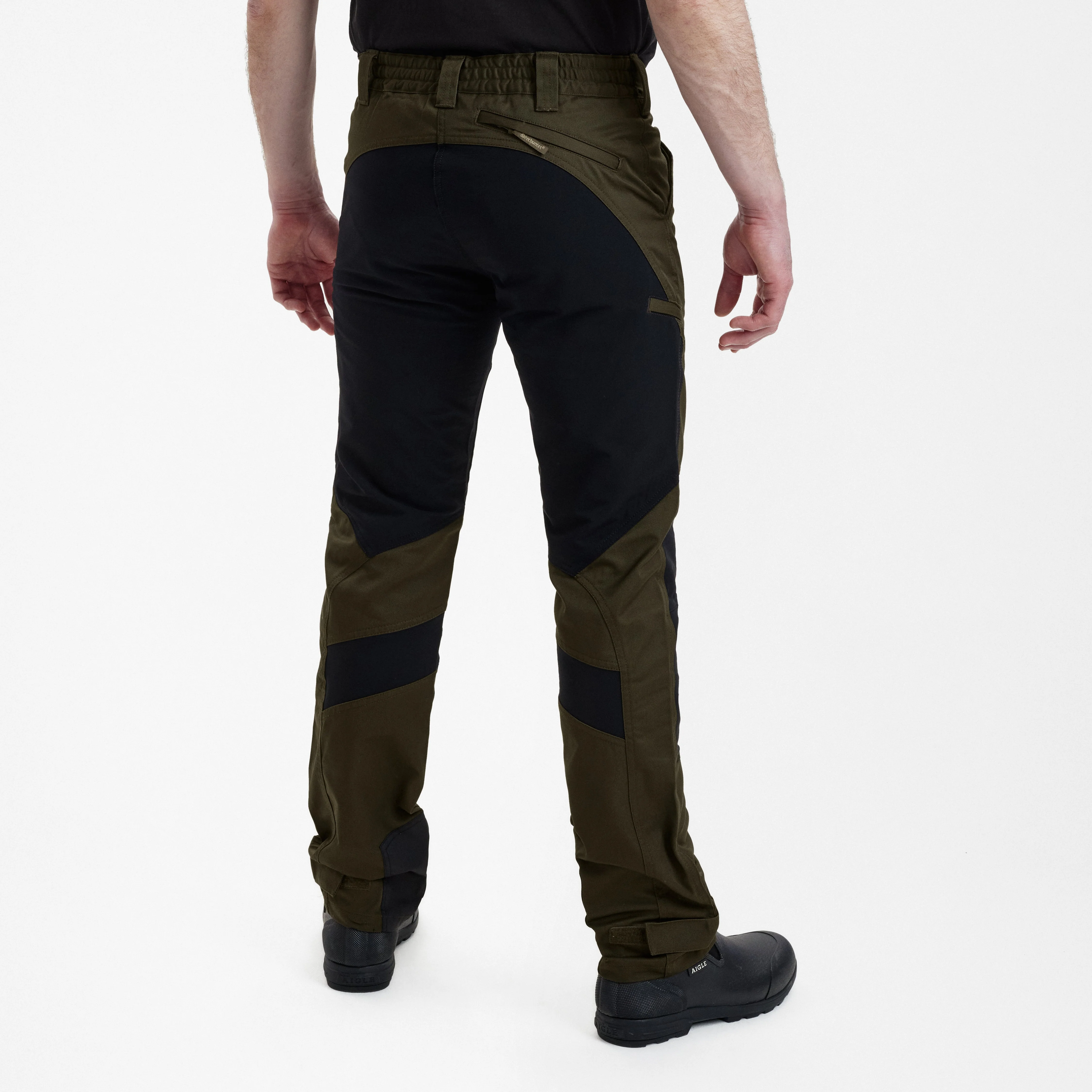 Rogaland Stretchbyxor med kontrast - Kort - Adventure Green - Deerhunter - Image 2