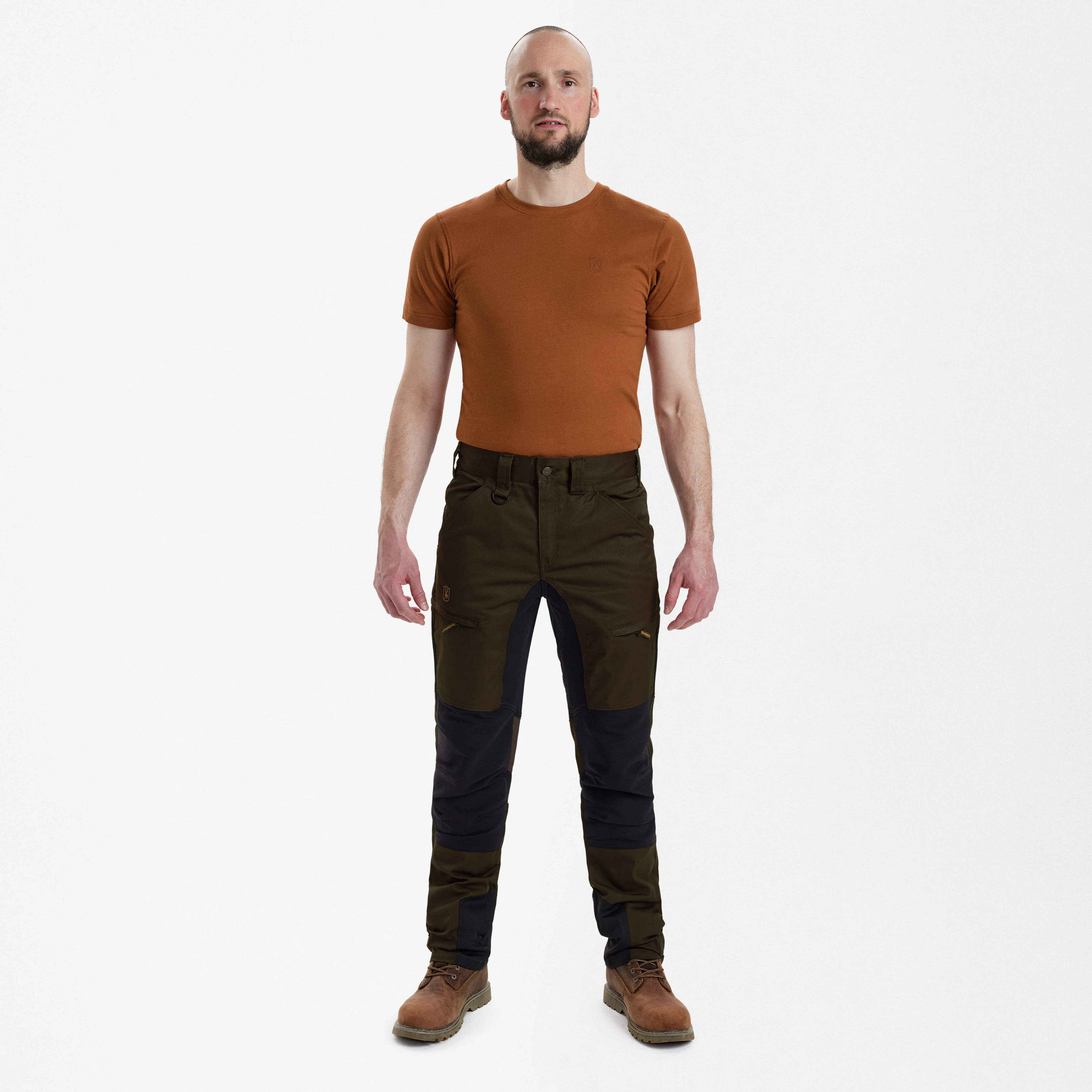 Rogaland Stretchbyxor med kontrast - Kort - Fallen Leaf - Deerhunter - Image 3