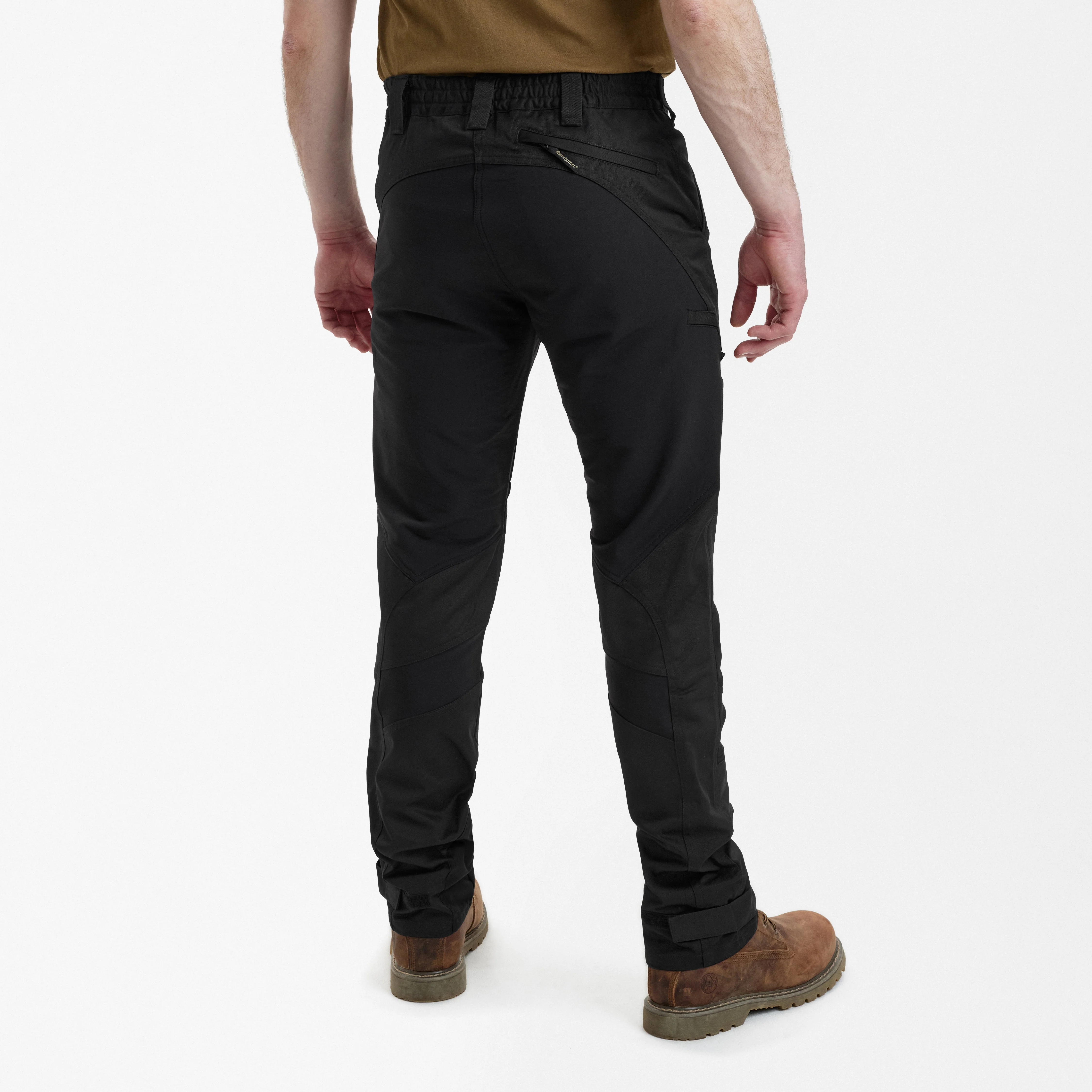 Rogaland Stretchbyxor med kontrast - Kort - Svart - Deerhunter - Image 2
