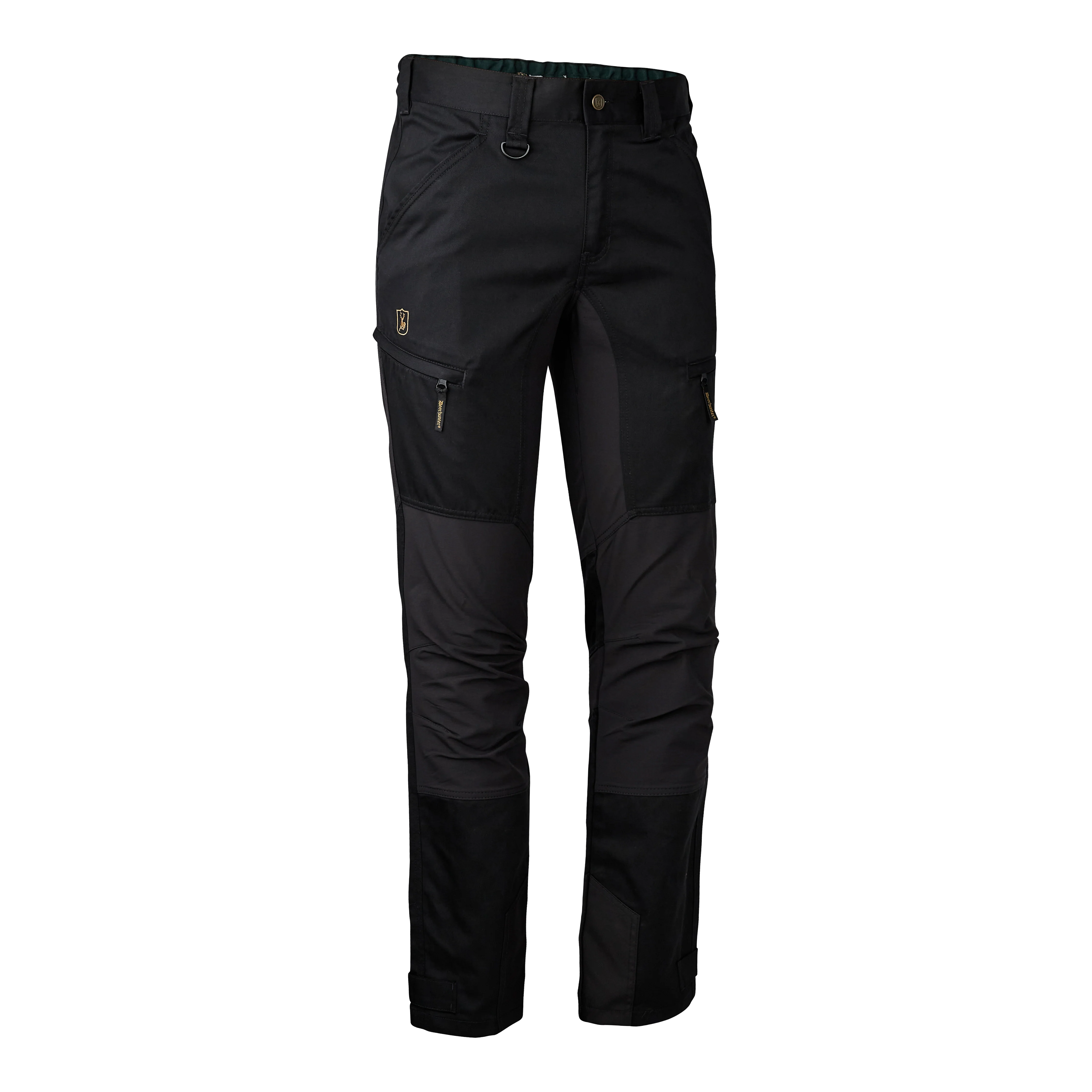 Rogaland Stretchbyxor med kontrast - Kort - Svart - Deerhunter - Image 4