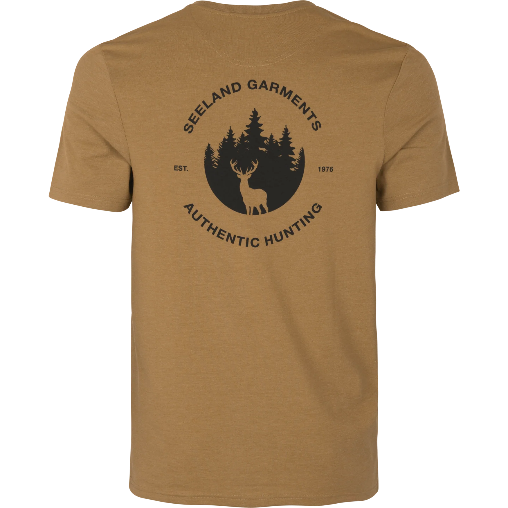 Saker T-shirt Antique Bronze Melange - Seeland - Image 2