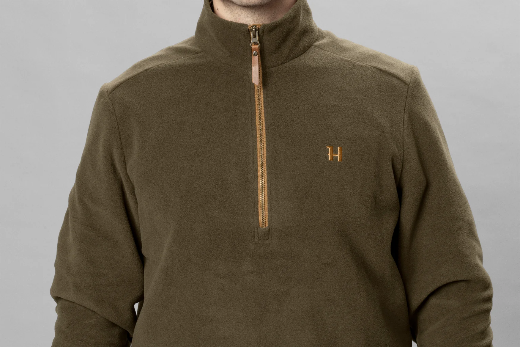 Sandhem 200 fleecepullover Willow green - Härkila - Image 3