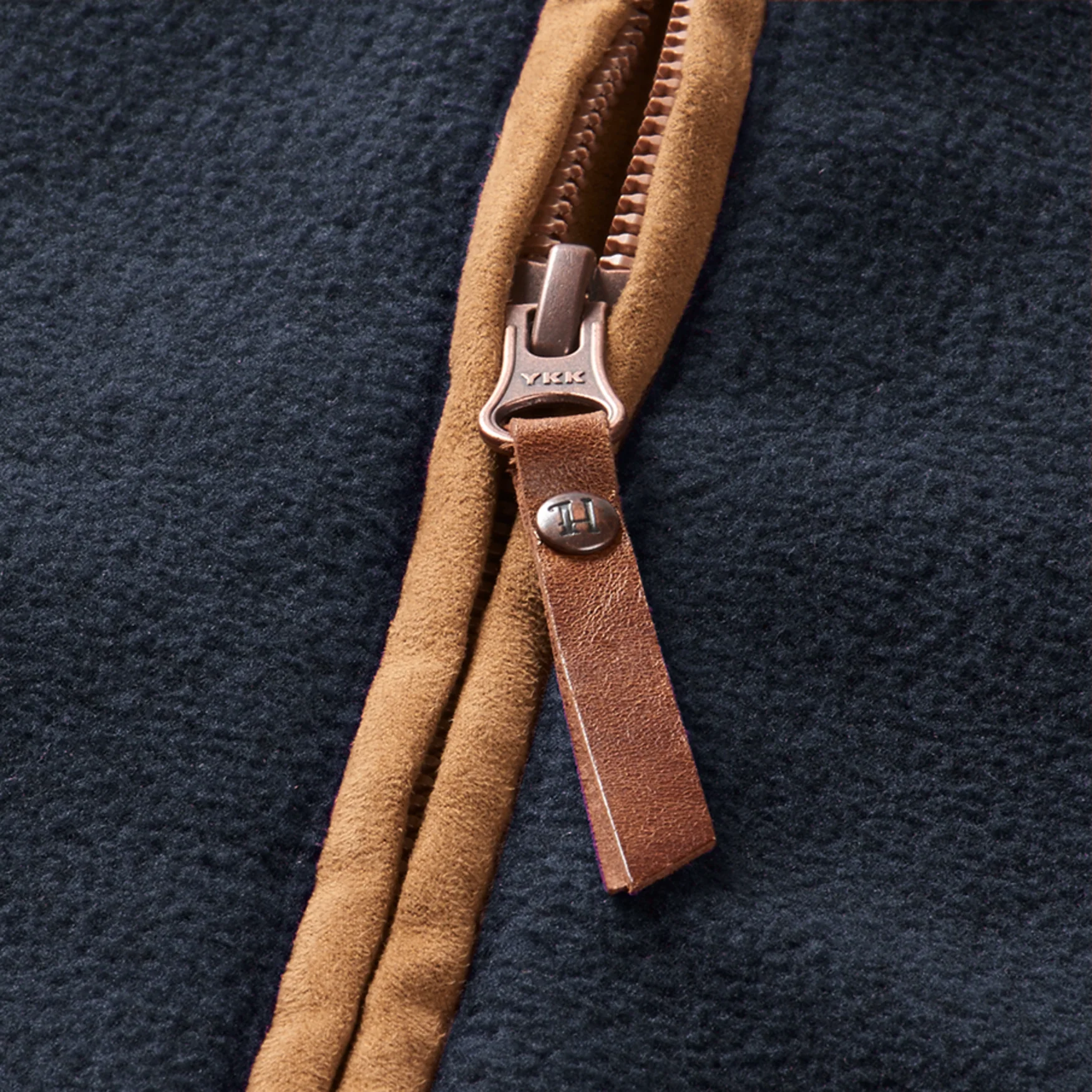 Sandhem lady fleece väst Dark navy melange - Härkila - Image 4
