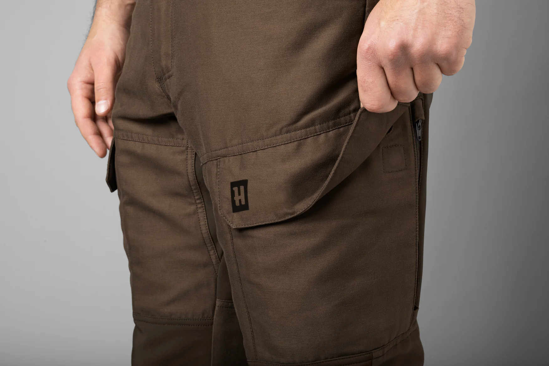 Scandinavian byxor - Slate brown/Shadow brown - Härkila - Image 3