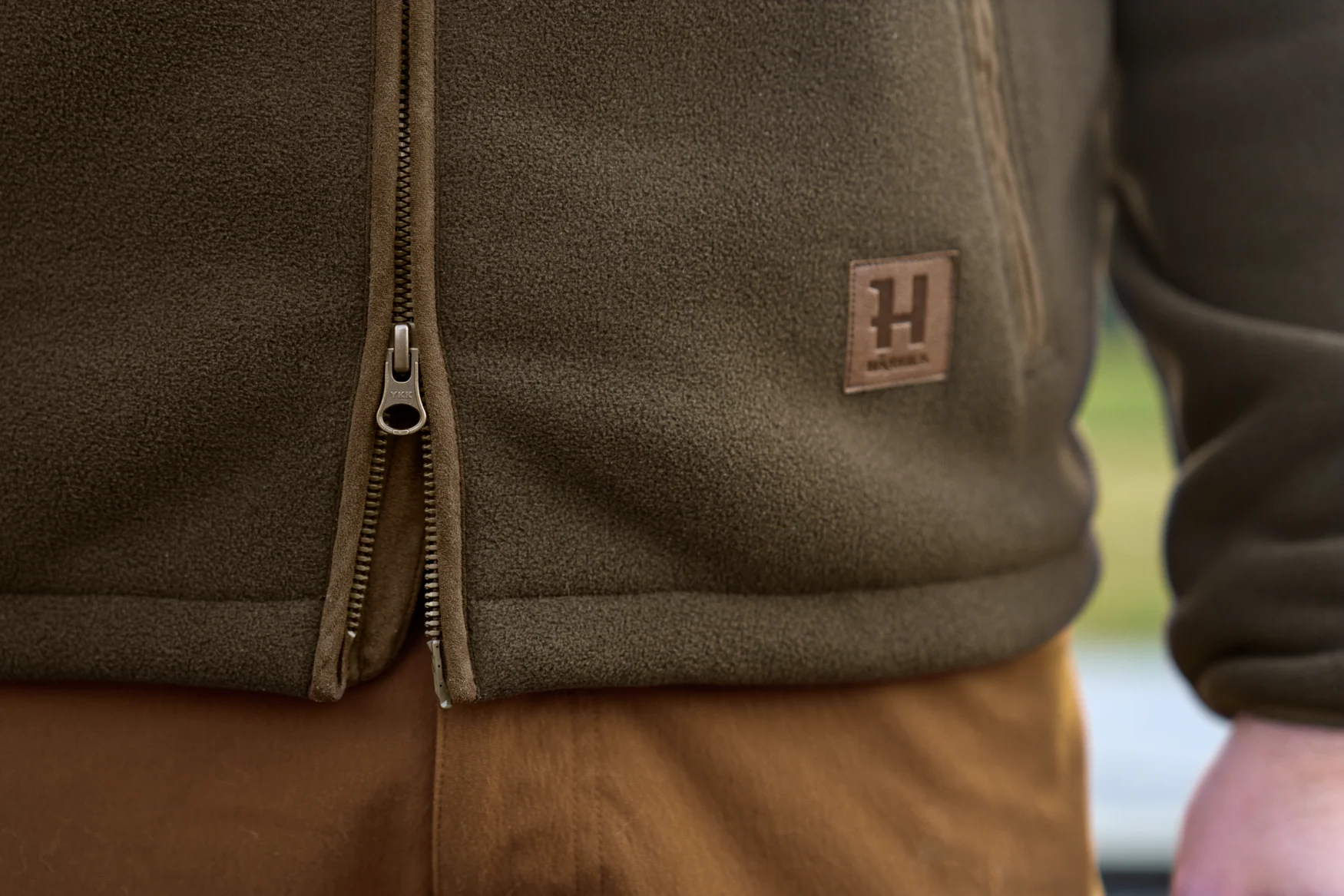 Sherpa fleecejacka Willow green – Härkila - Image 3