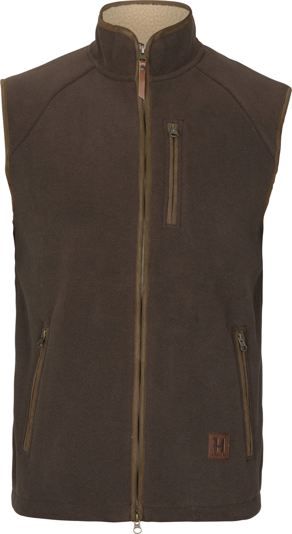 Sherpa fleeceväst Demitasse brown - Sandhem