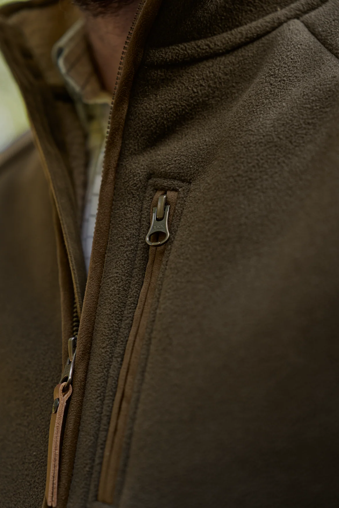Sherpa fleeceväst Willow green - Sandhem – Härkila - Image 5