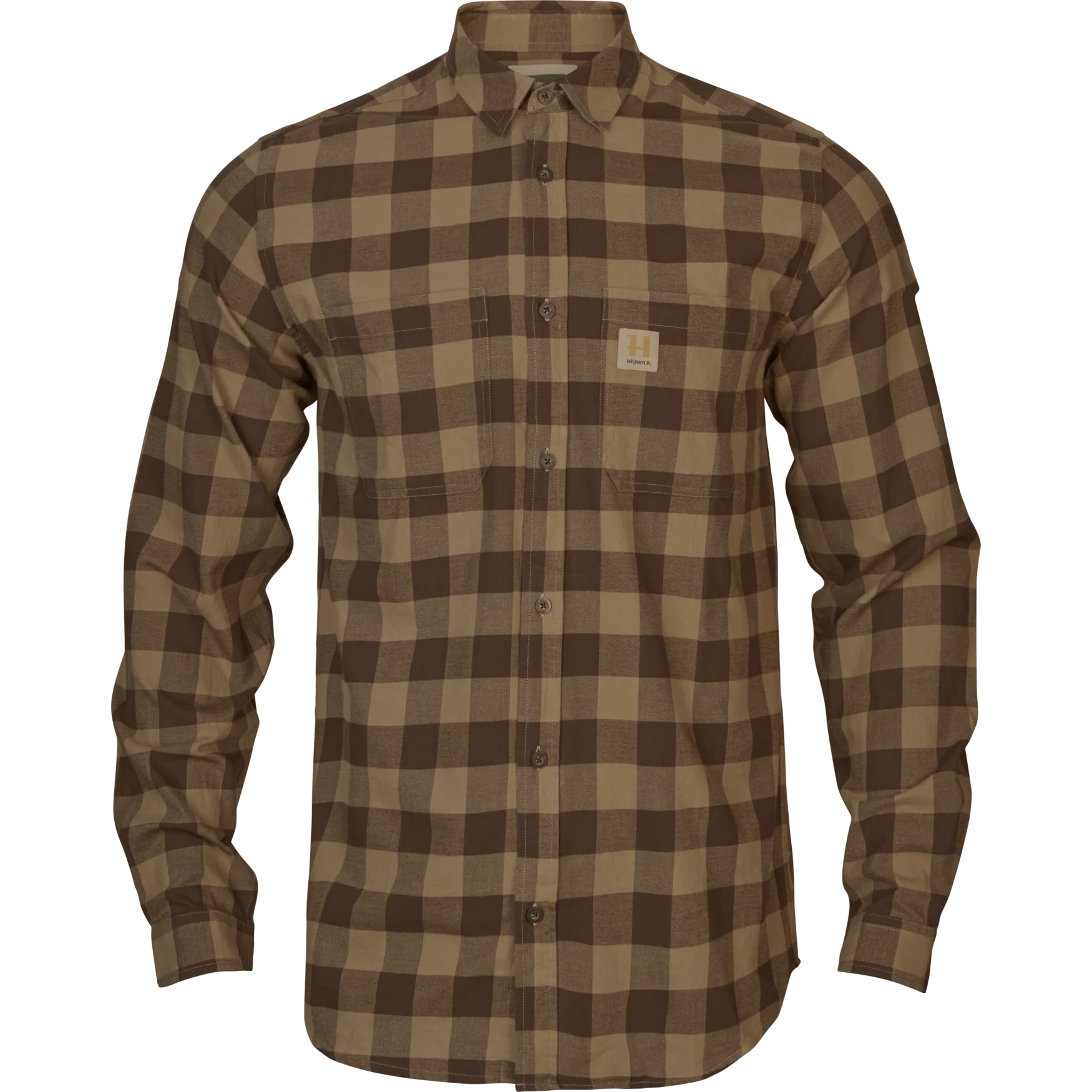 Skandinavisk L/S-skjorta Antique Bronze Rutig - Härkila