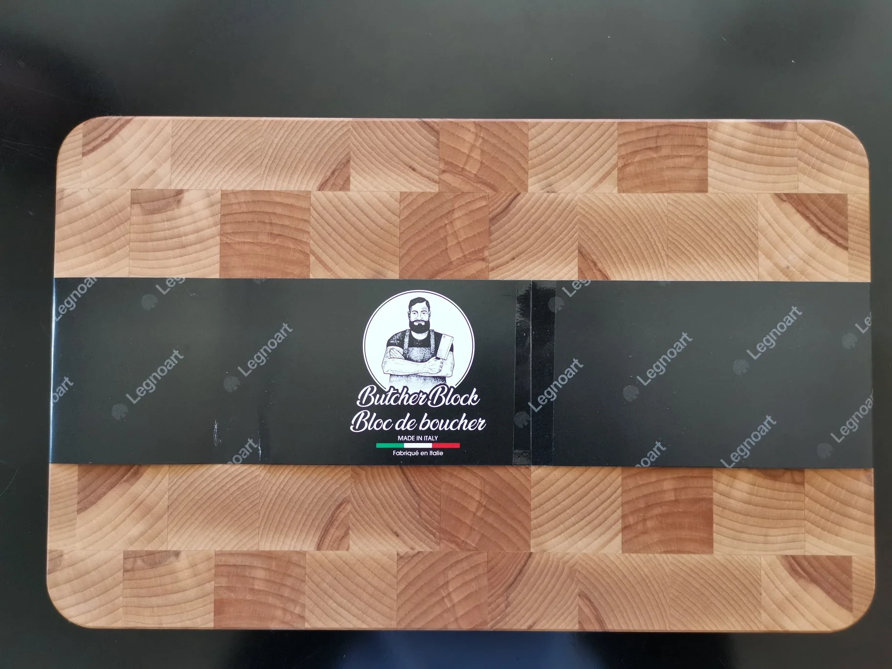 Skärbräda i bokträ 40x25x3,8 cm - Legnoart - Image 3