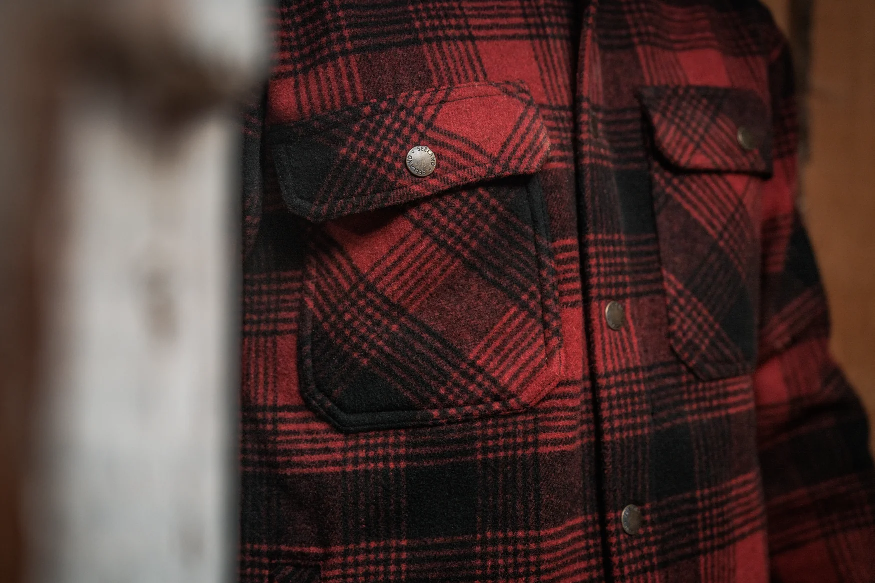 Skjorta Red check – Seeland - Image 6