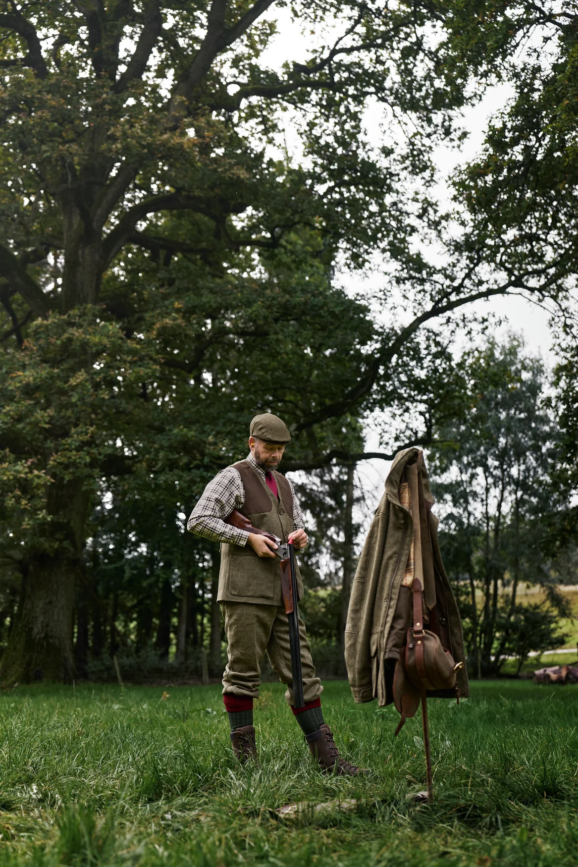 Skytteväst - Forest green/Herringbone - Kenmore – Härkila - Image 7