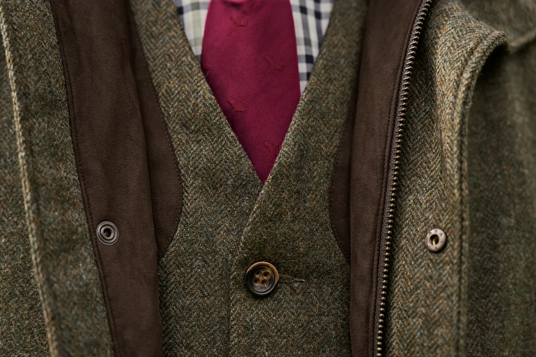 Skytteväst - Forest green/Herringbone - Kenmore – Härkila - Image 8