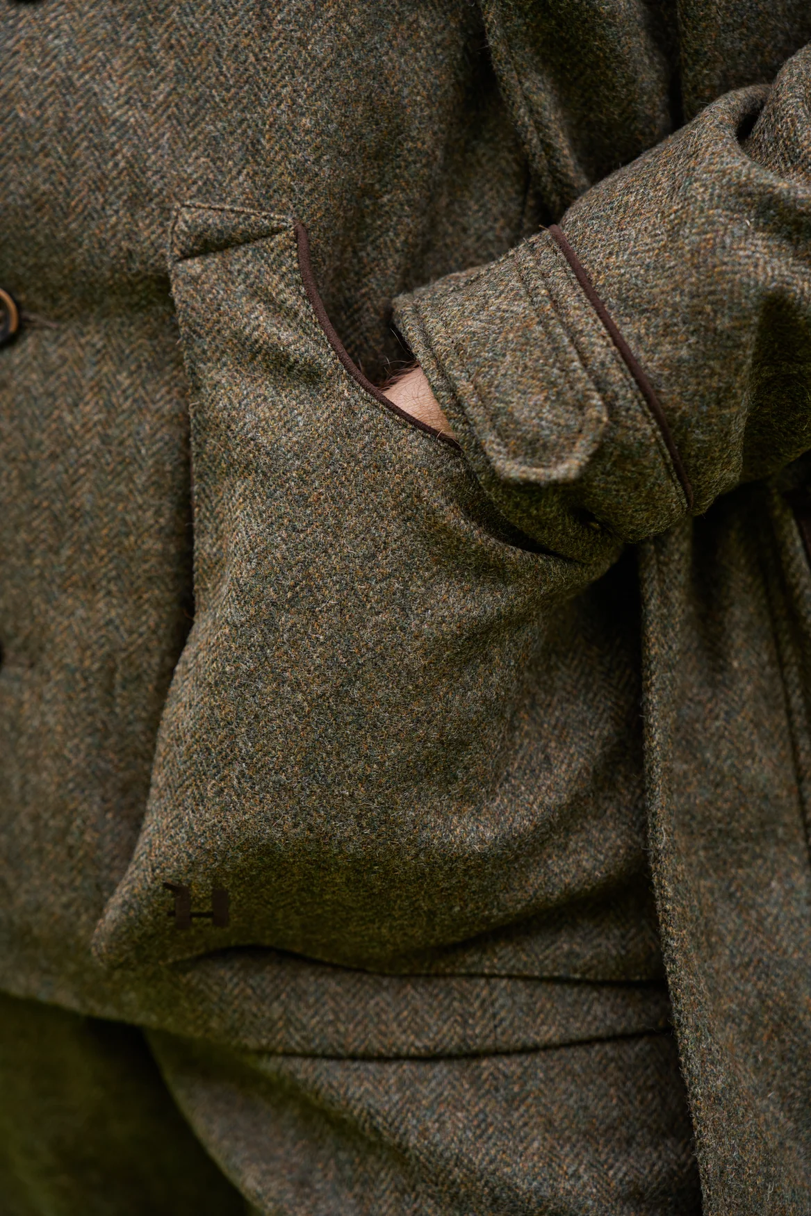 Skytteväst - Forest green/Herringbone - Kenmore – Härkila - Image 9