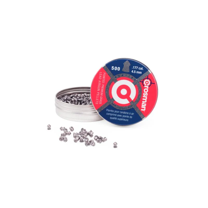 Spetsiga hagel 4,5 mm 0,48 g (500 st burk) - Crosman - Image 2