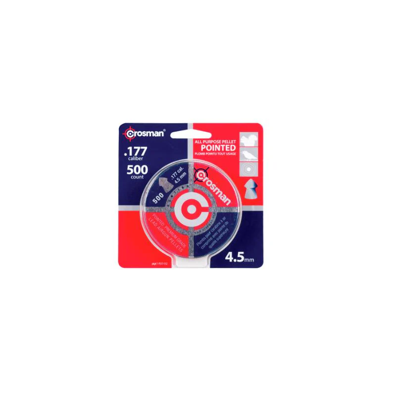 Spetsiga hagel 4,5 mm 0,48 g (500 st burk) - Crosman - Image 3
