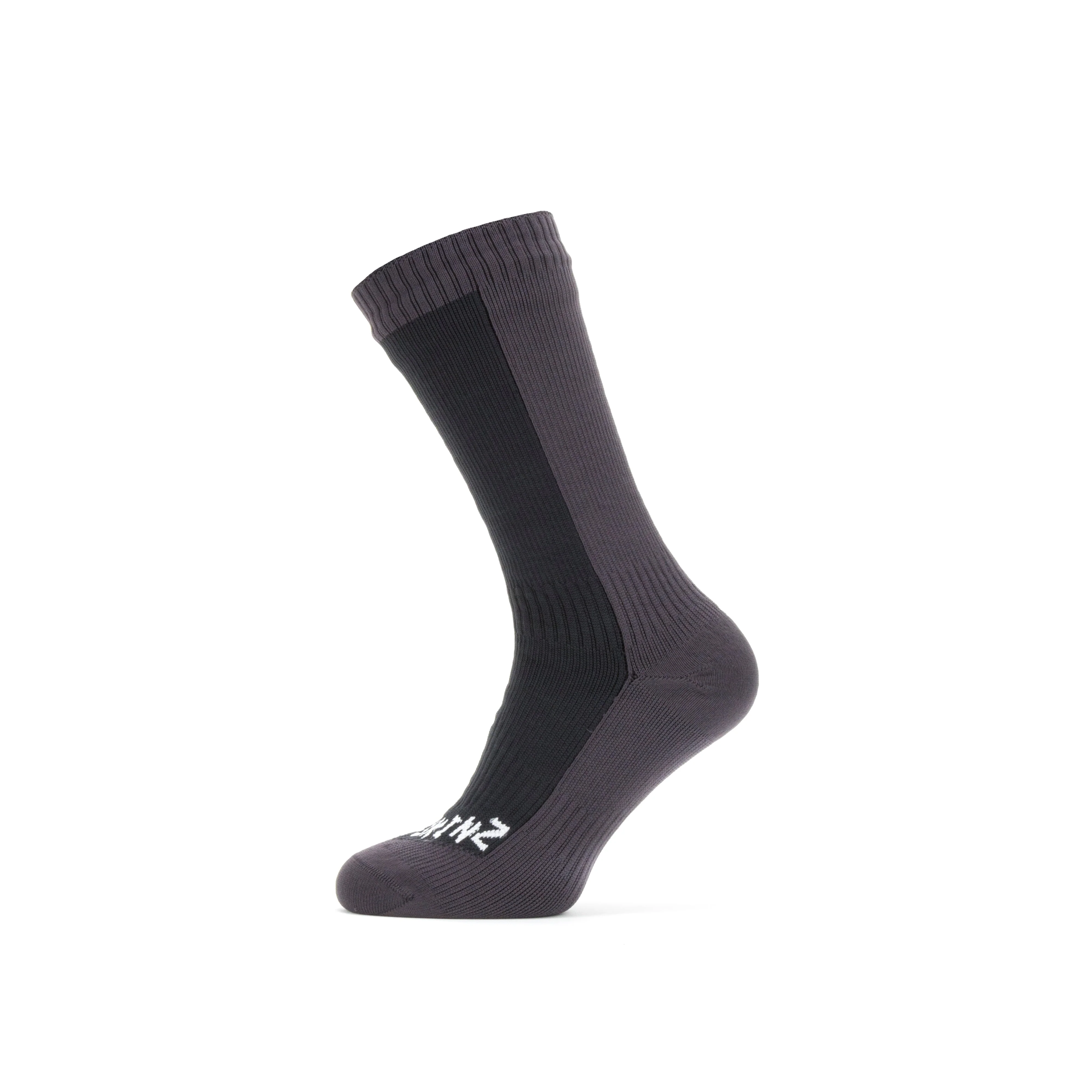 Starston WP kallväders halvlång strumpa svart/grå – Sealskinz - Image 2