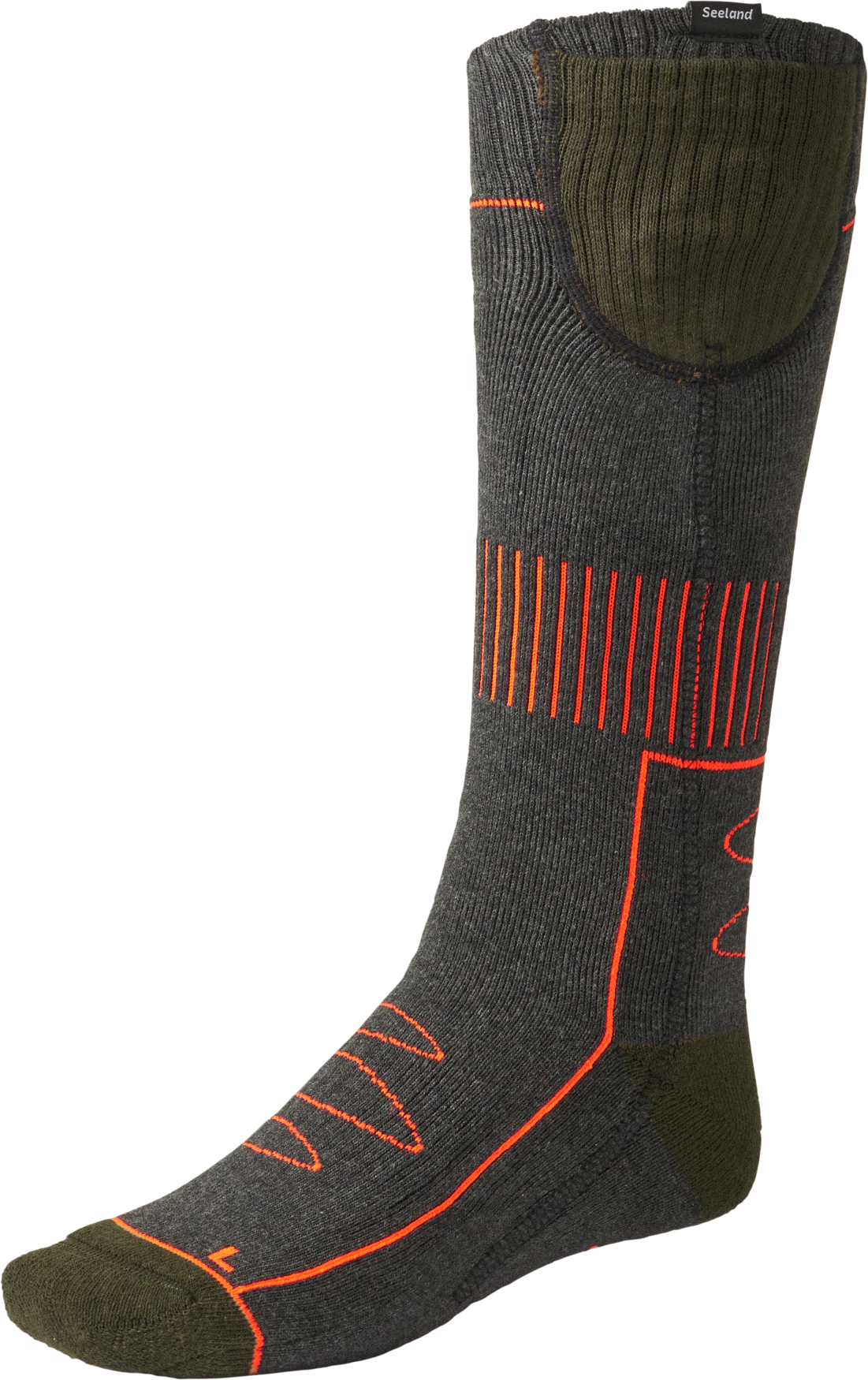 Strumpor Pine green melange - Celsius Heat