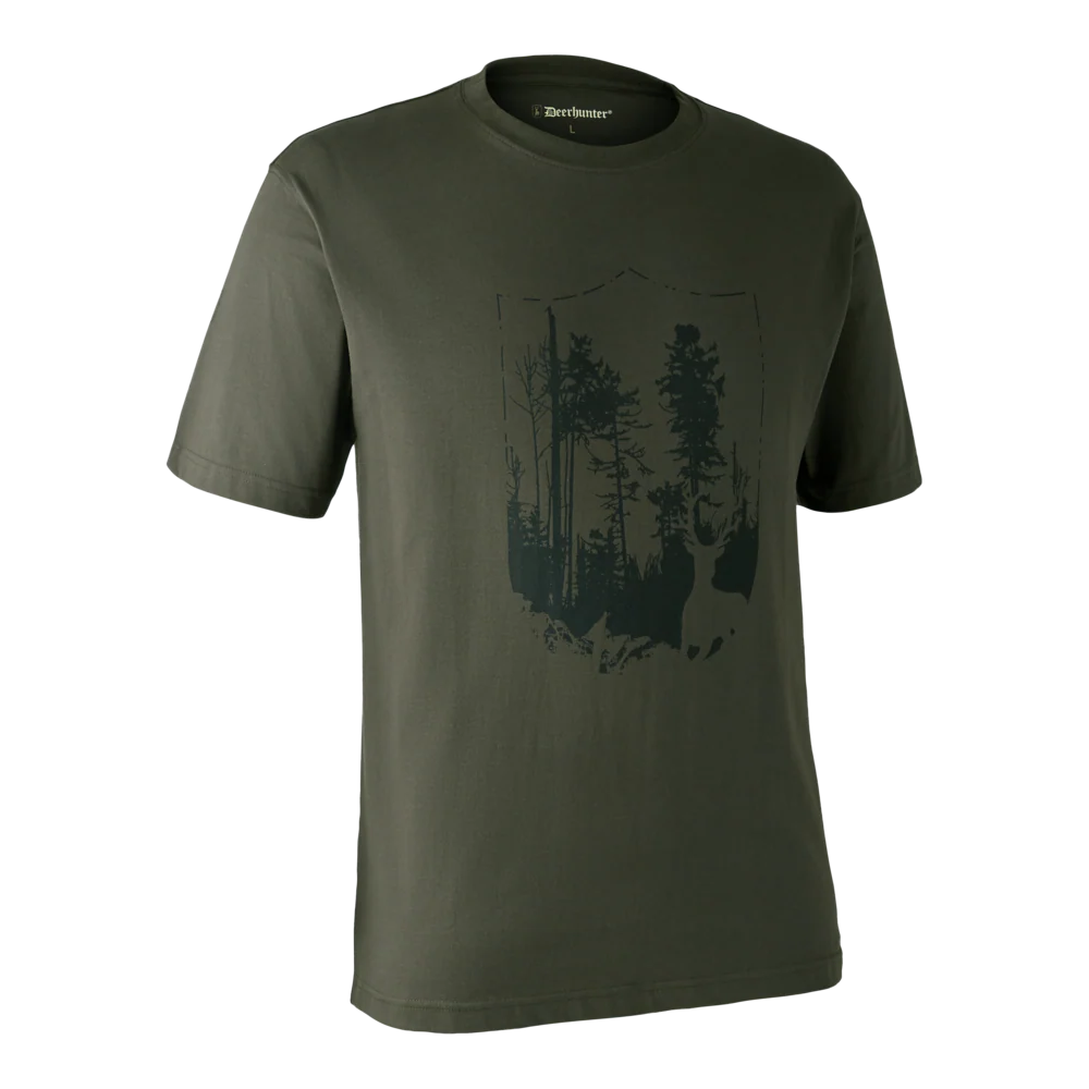 T-shirt med sköld - Deerhunter