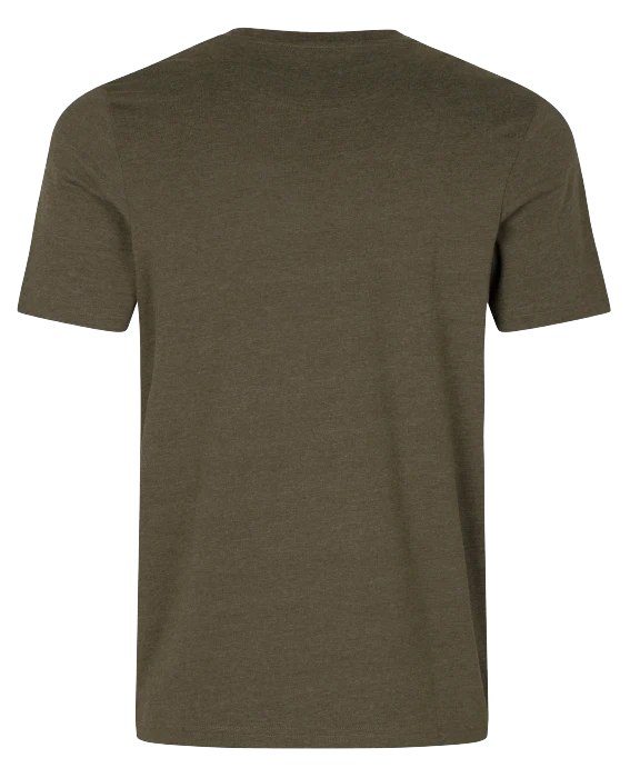 That Time T-shirt Pine green melange - Seeland - Image 2