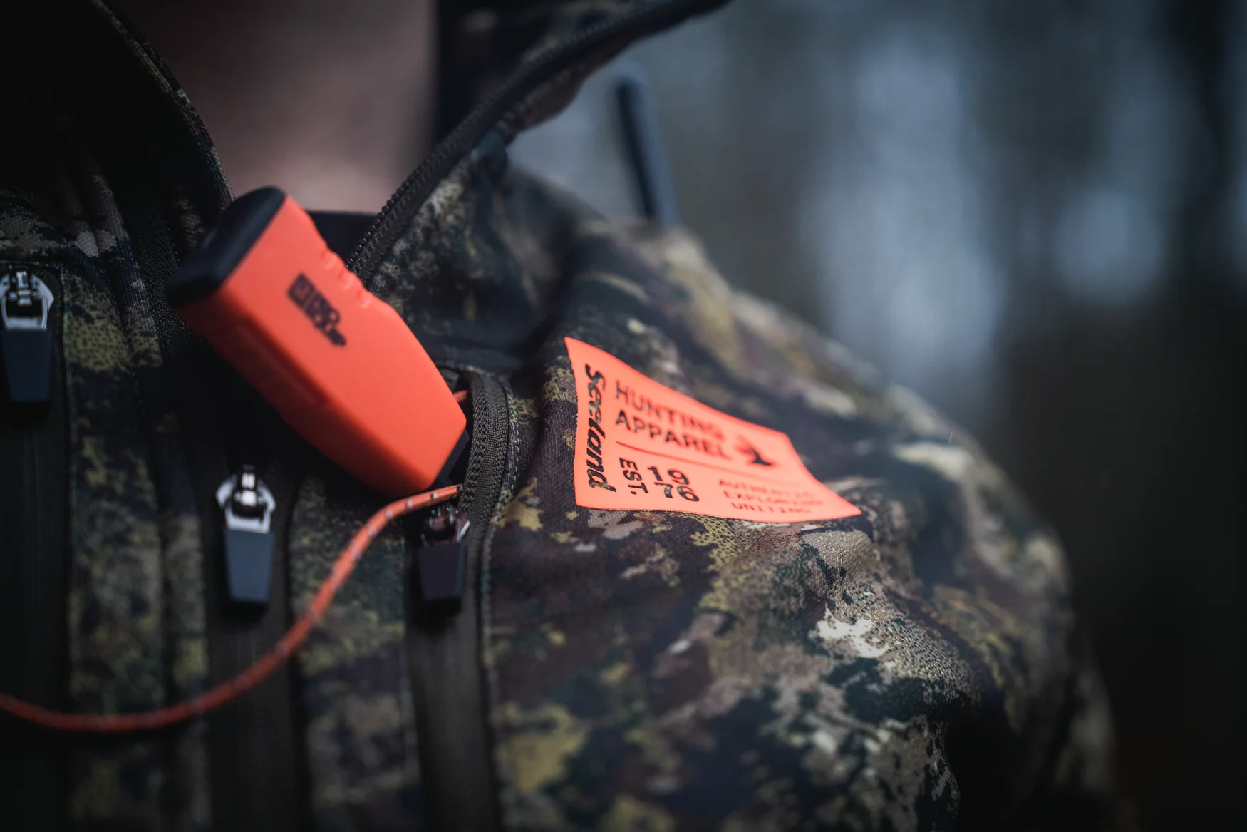 Tidal Camo Fleece Grön – Seeland - Image 10