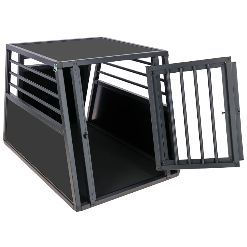 Transportbur i högkvalitativt aluminium – 92x65x65 cm – Kerbl