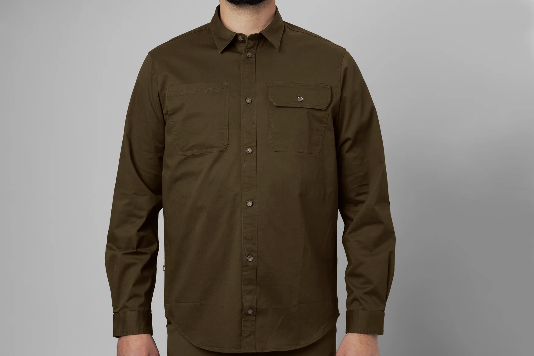 Trym L/S skjorta Willow green - Härkila - Image 4