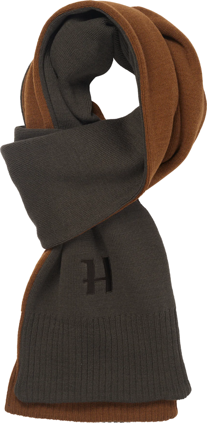 Vändbar halsduk Shadow brown/Rustique clay - Image 2