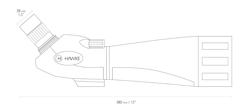 Vantage 24-72x70 kikarsikte - Hawke - Image 3