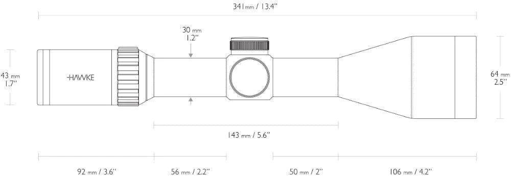 Vantage 30 WA IR 3-12x56 L4A Dot - Hawke - Image 4