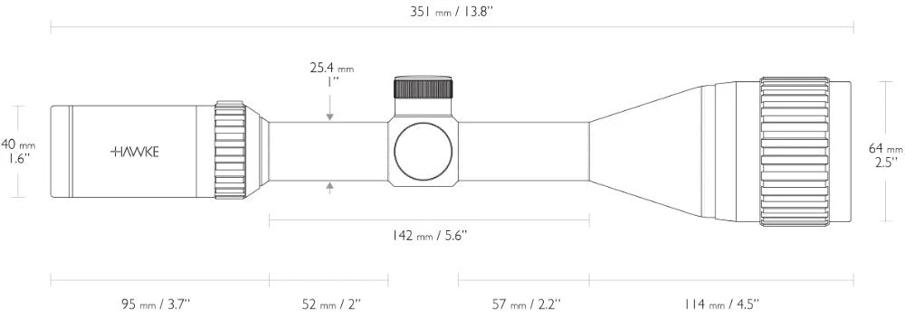 Vantage IR 3-9x50 Mil Dot - Hawke - Image 4
