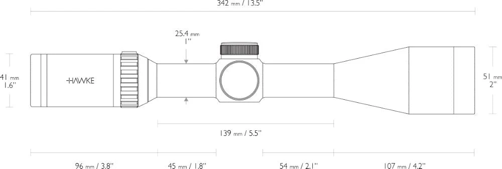 Vantage SF 4-16x44 Half Mil Dot - Hawke - Image 4