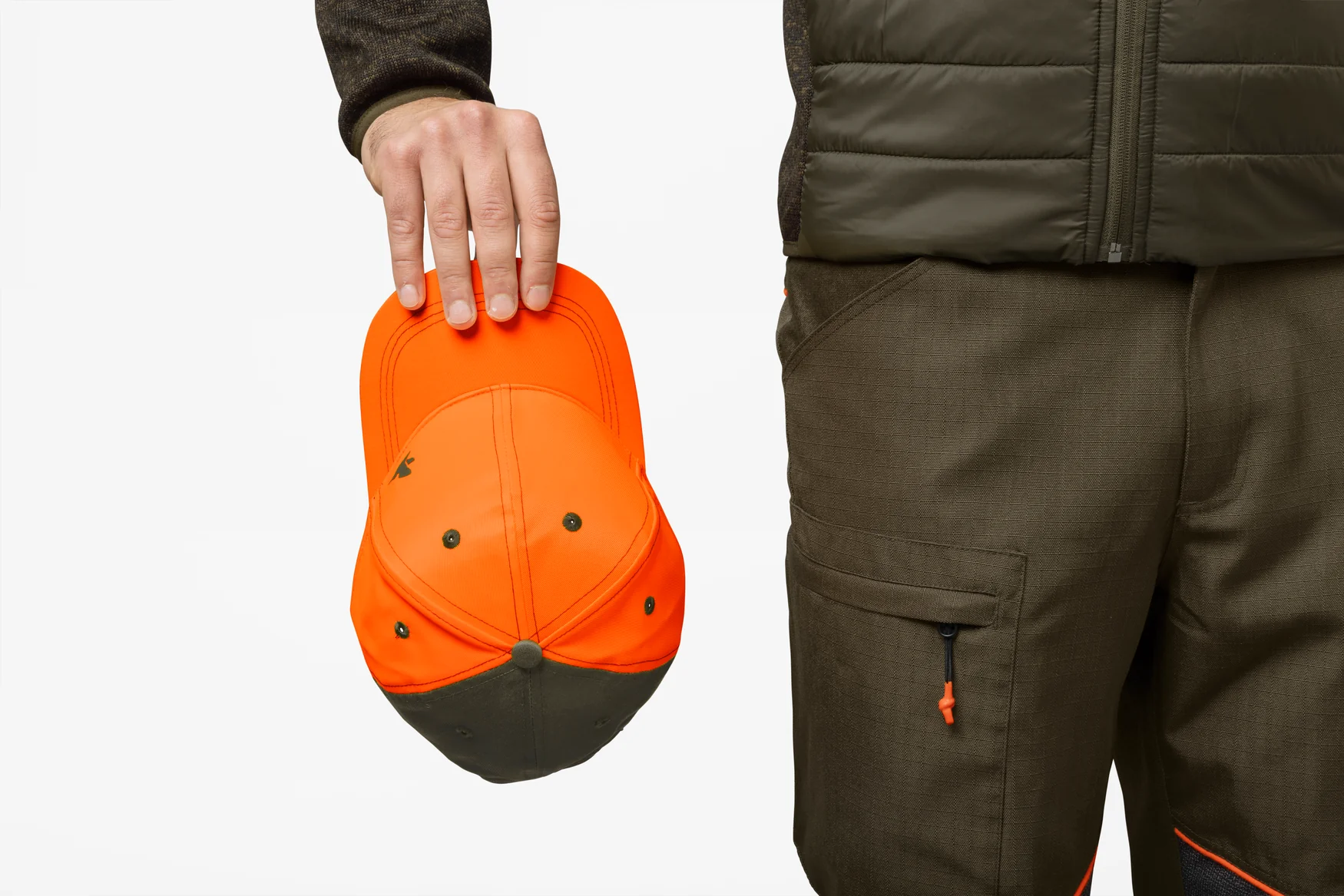 Venture Hatt Pine green/Hi-Vis orange - Seeland - Image 2