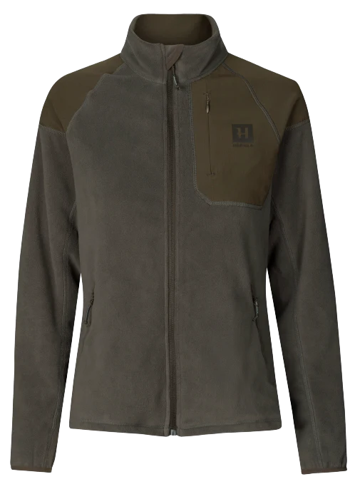Vilja Fleece för damer Willow green/Shadow grey - Härkila