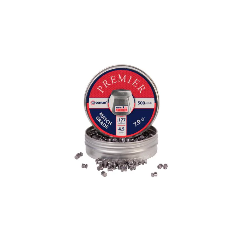 Wadcutter hagel 4,5MM 0,48g. (500 st burk) - Crosman - Image 2