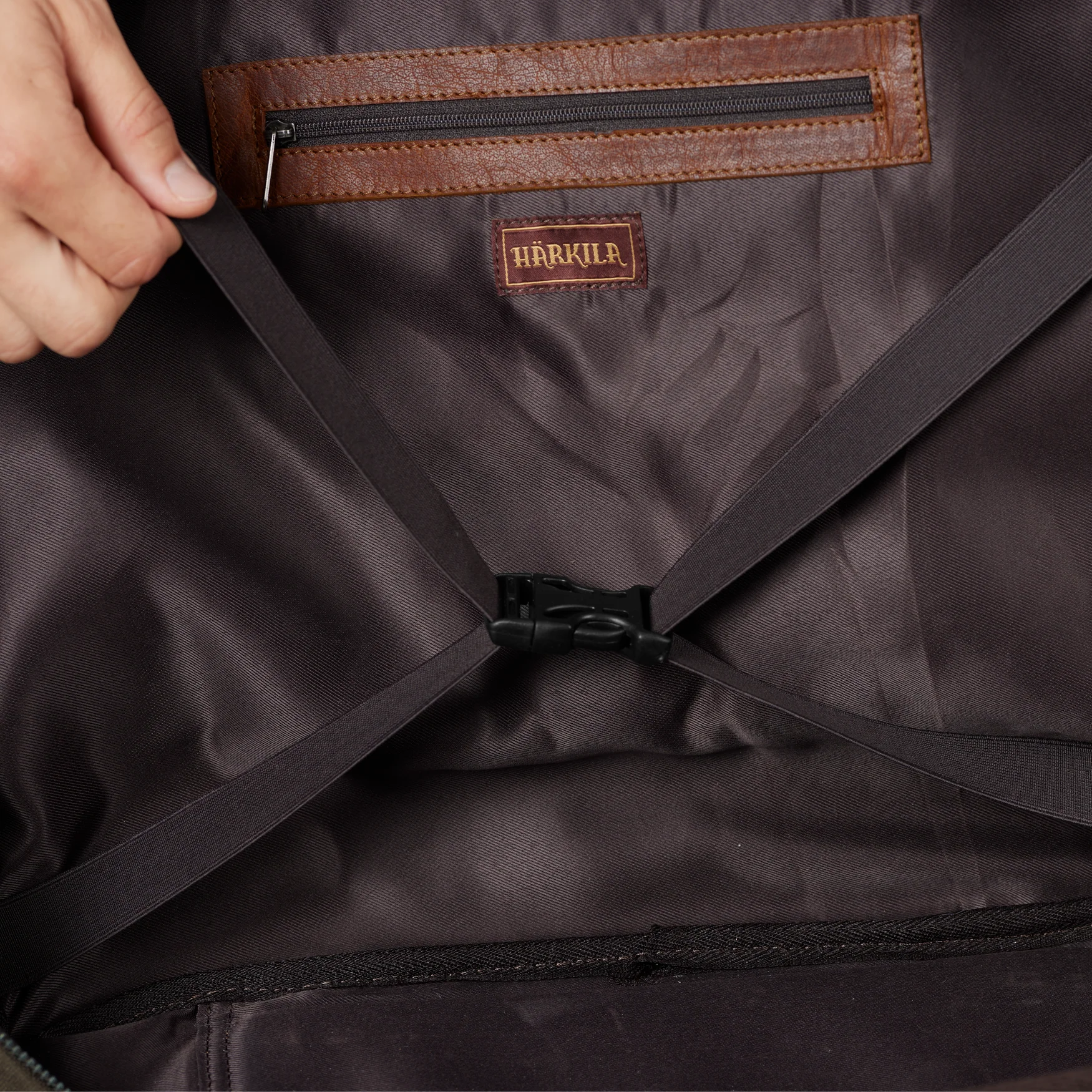 Weekendväska 30 L Warm olive - Härkila - Image 6