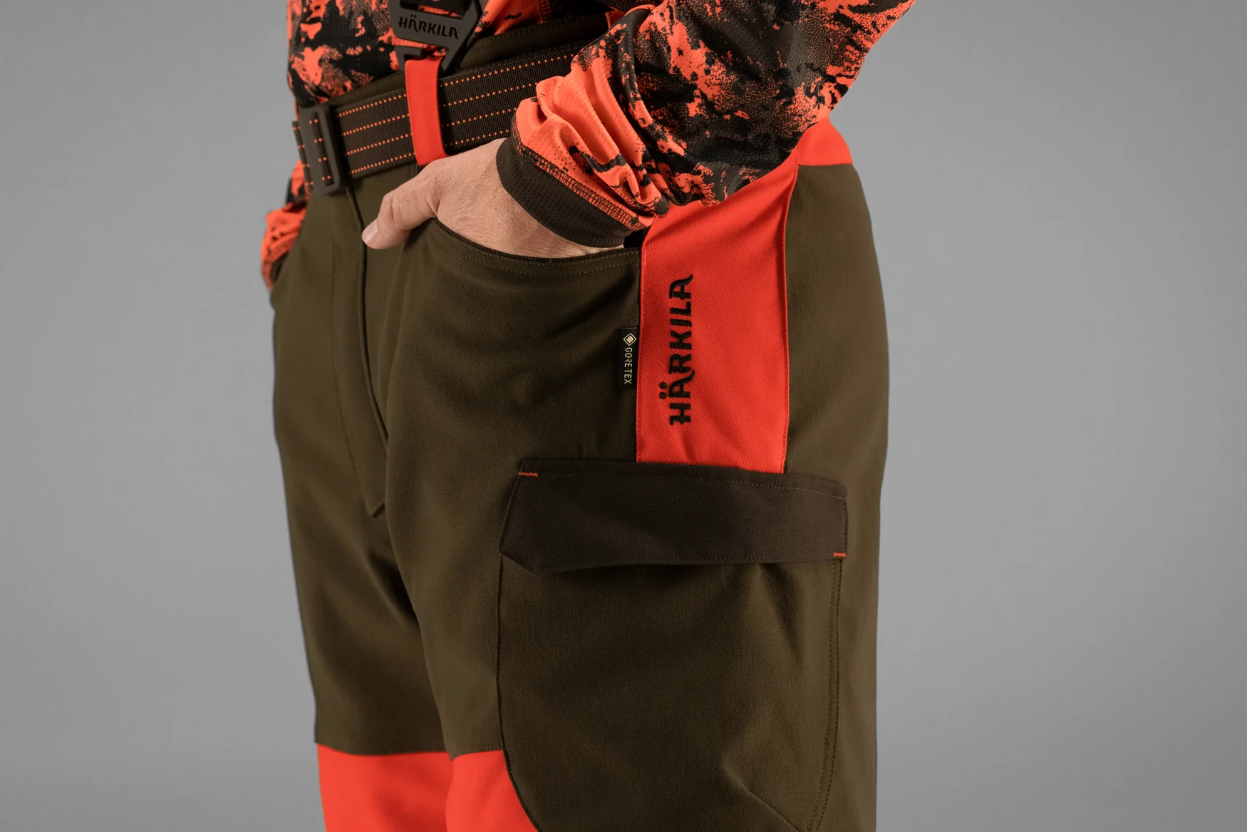 Wildboar Pro byxor Wildboar Orange/Willow green - Härkila - Image 3