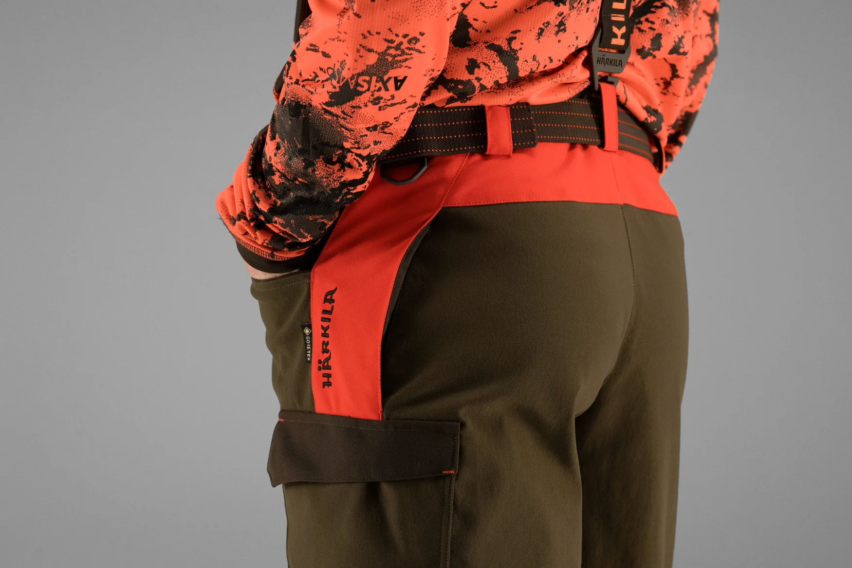 Wildboar Pro byxor Wildboar Orange/Willow green - Härkila - Image 4