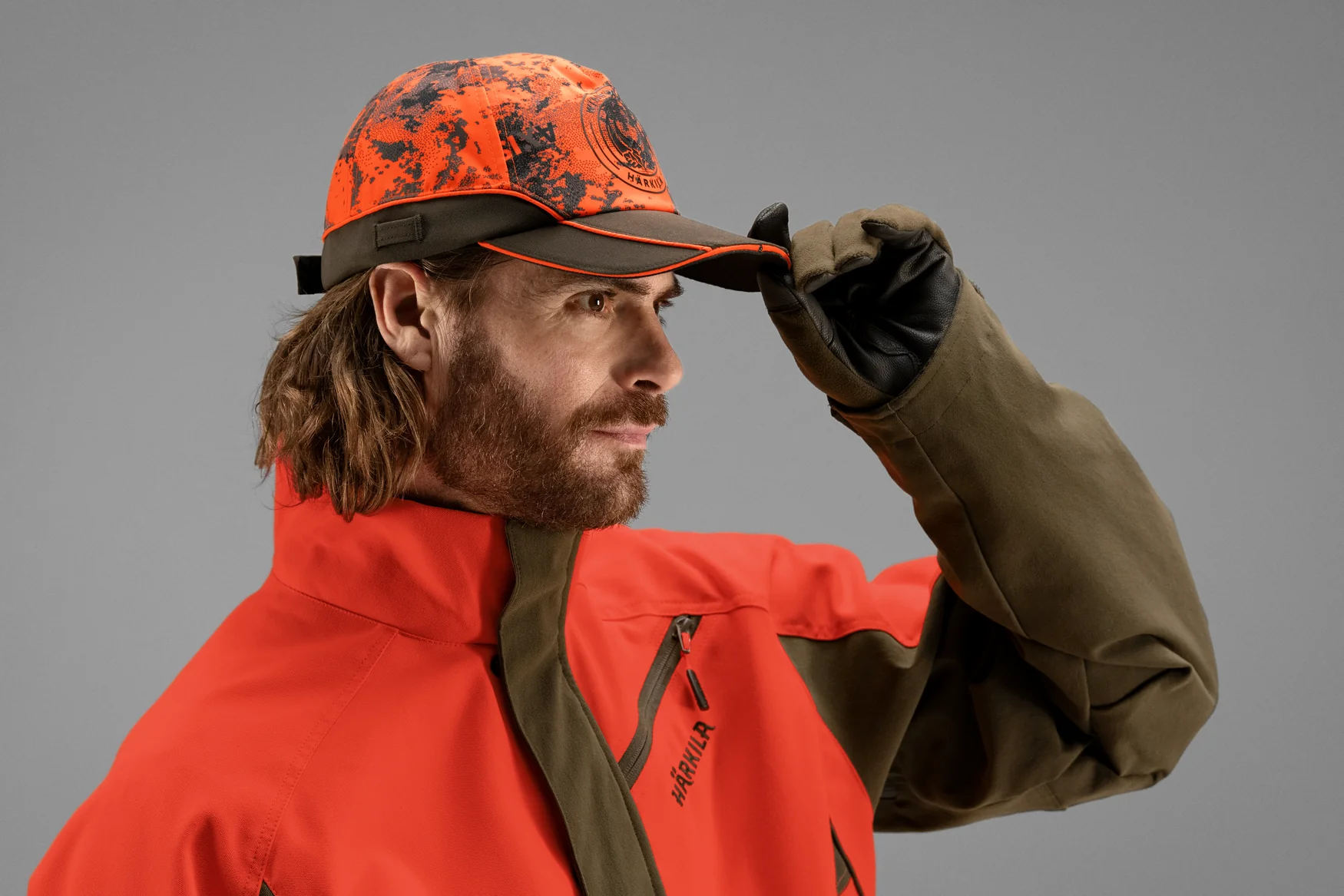 Wildboar Pro keps AXIS MSP®Orange Blaze/Shadow brown - Härkila - Image 3
