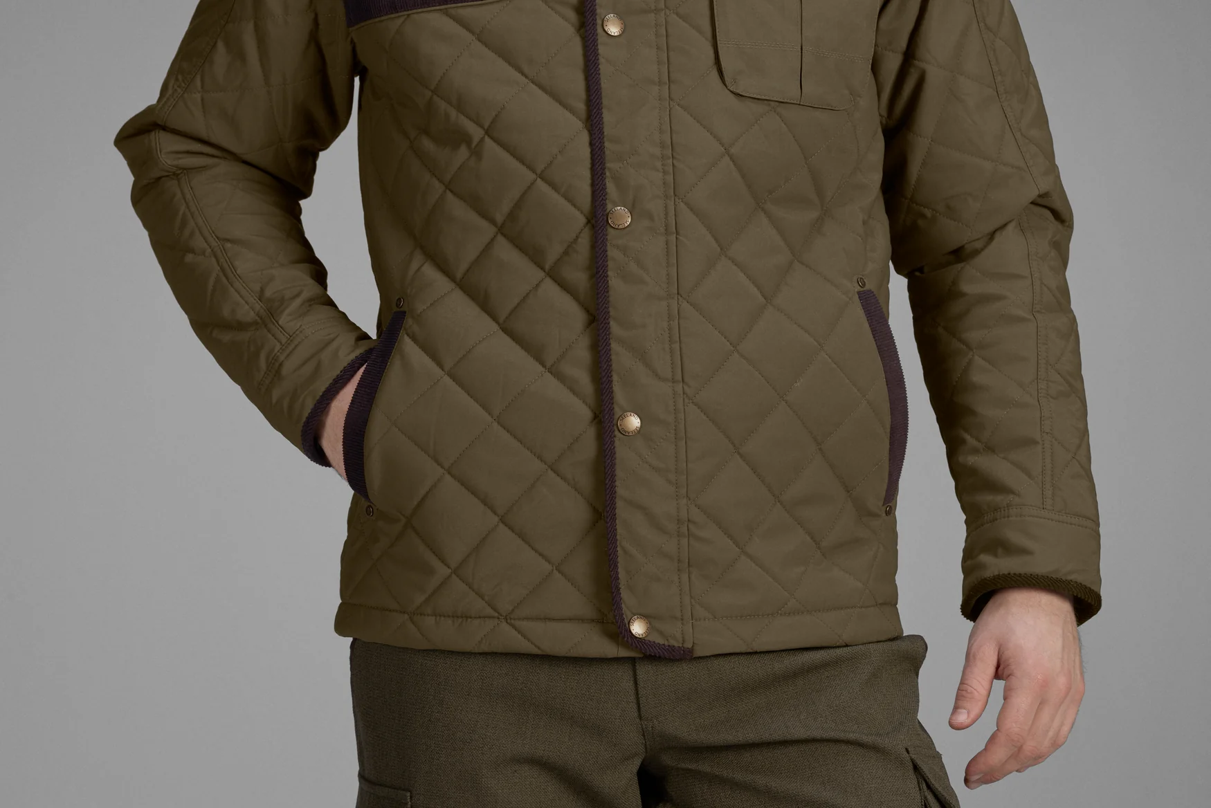 Woodcock Advanced quiltjacka Shaded olive - Seeland - Image 3