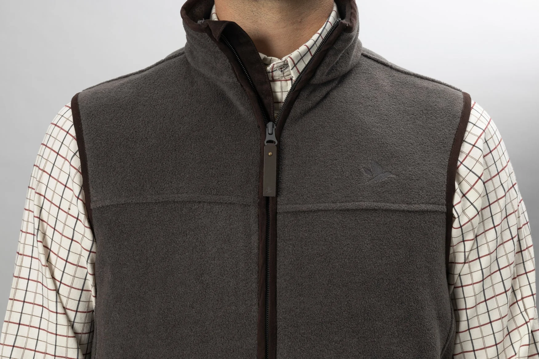 Woodcock Earl Fleece väst Dark Grey Melange - Seeland - Image 2