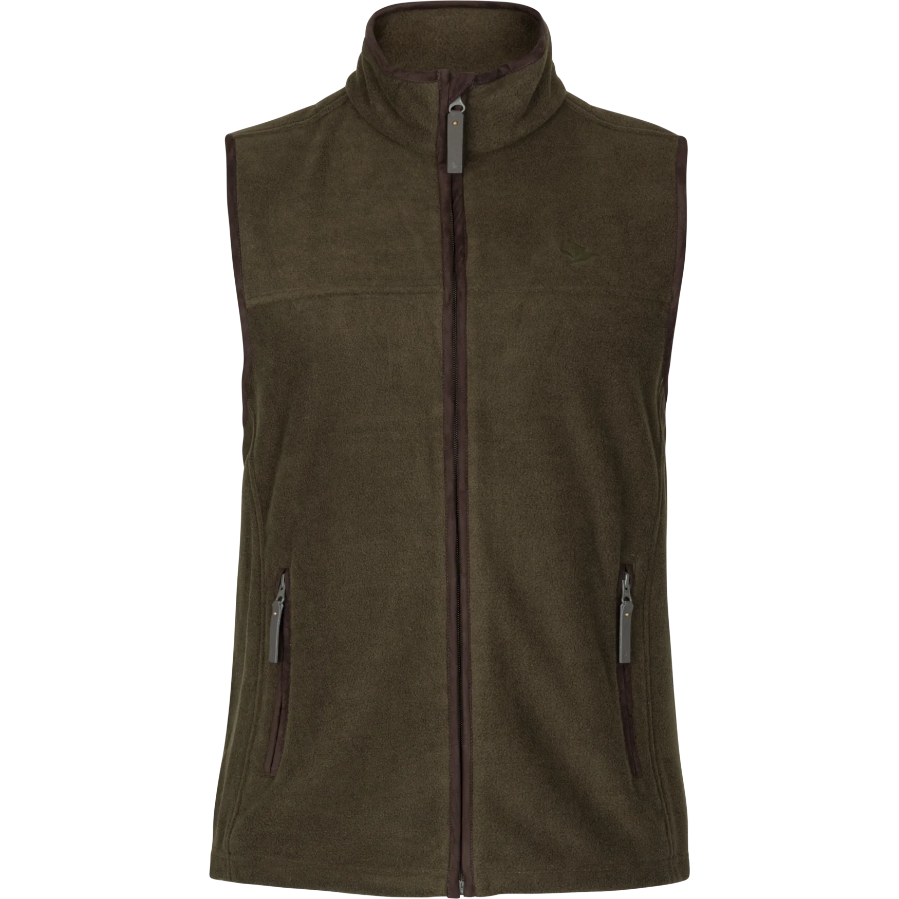 Woodcock Earl Fleece Väst Pine green melange - Seeland