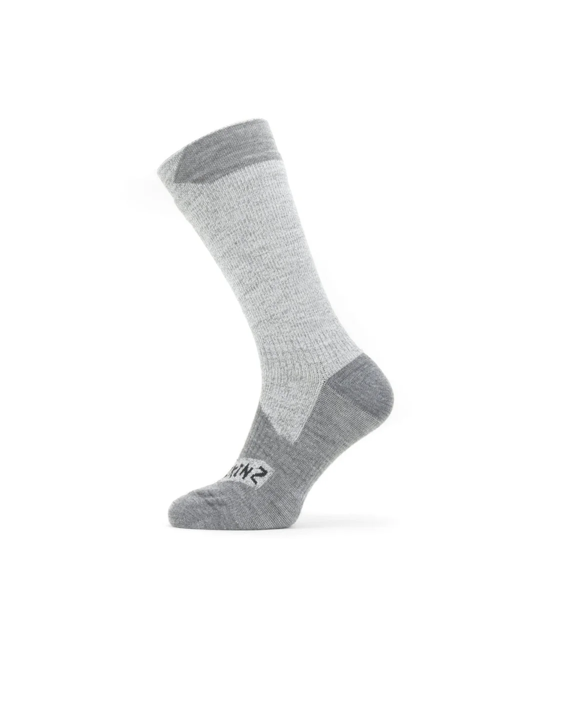 WP Allväders mellanstrumpa Grå/Grå melerad – Sealskinz
