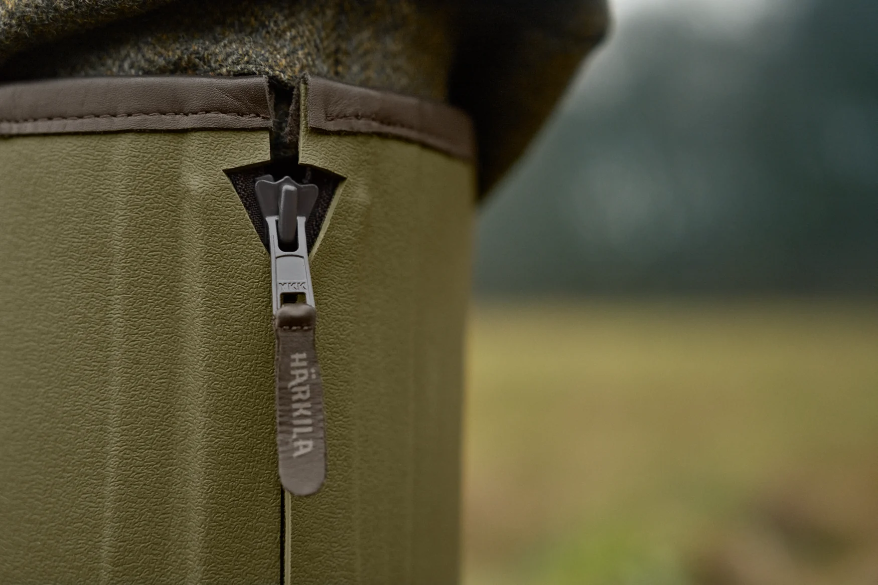 Zip Gummistövel Dark olive – Härkila - Image 10