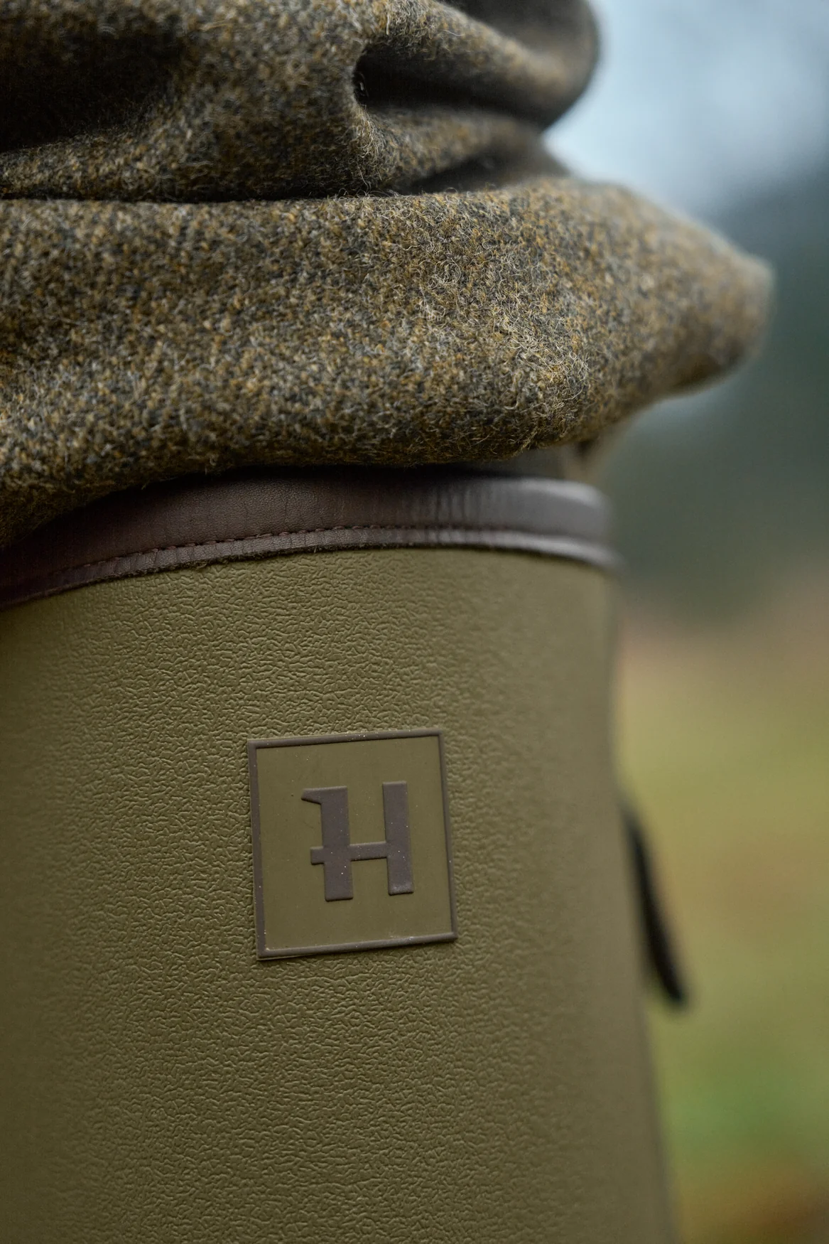 Zip Gummistövel Dark olive – Härkila - Image 5